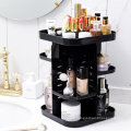 Durable Acrylic Rotating Makeup Organizer, Adjustable 360 Spinning Storage Rack, Cosmetic Holder Rack for Dresser Vanity